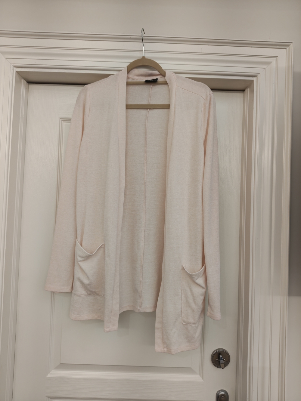 VILA Pale Pink Open-Front Cardigan